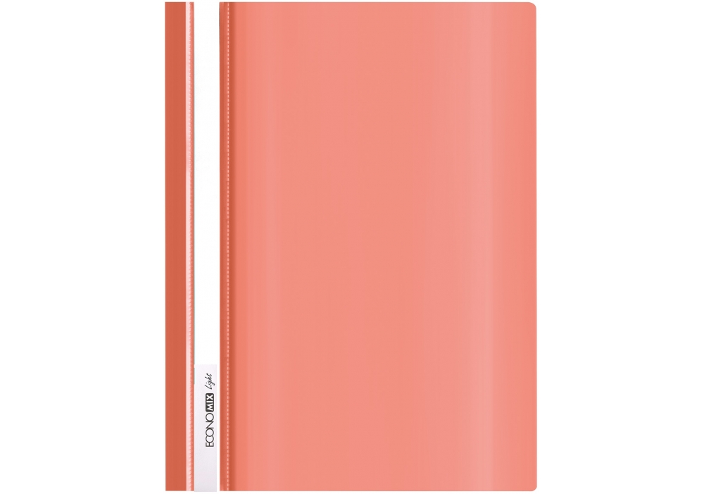 Папка-швидкозшивач ECONOMIX А4 без перф. Light, глянець червоний (E38503-03)